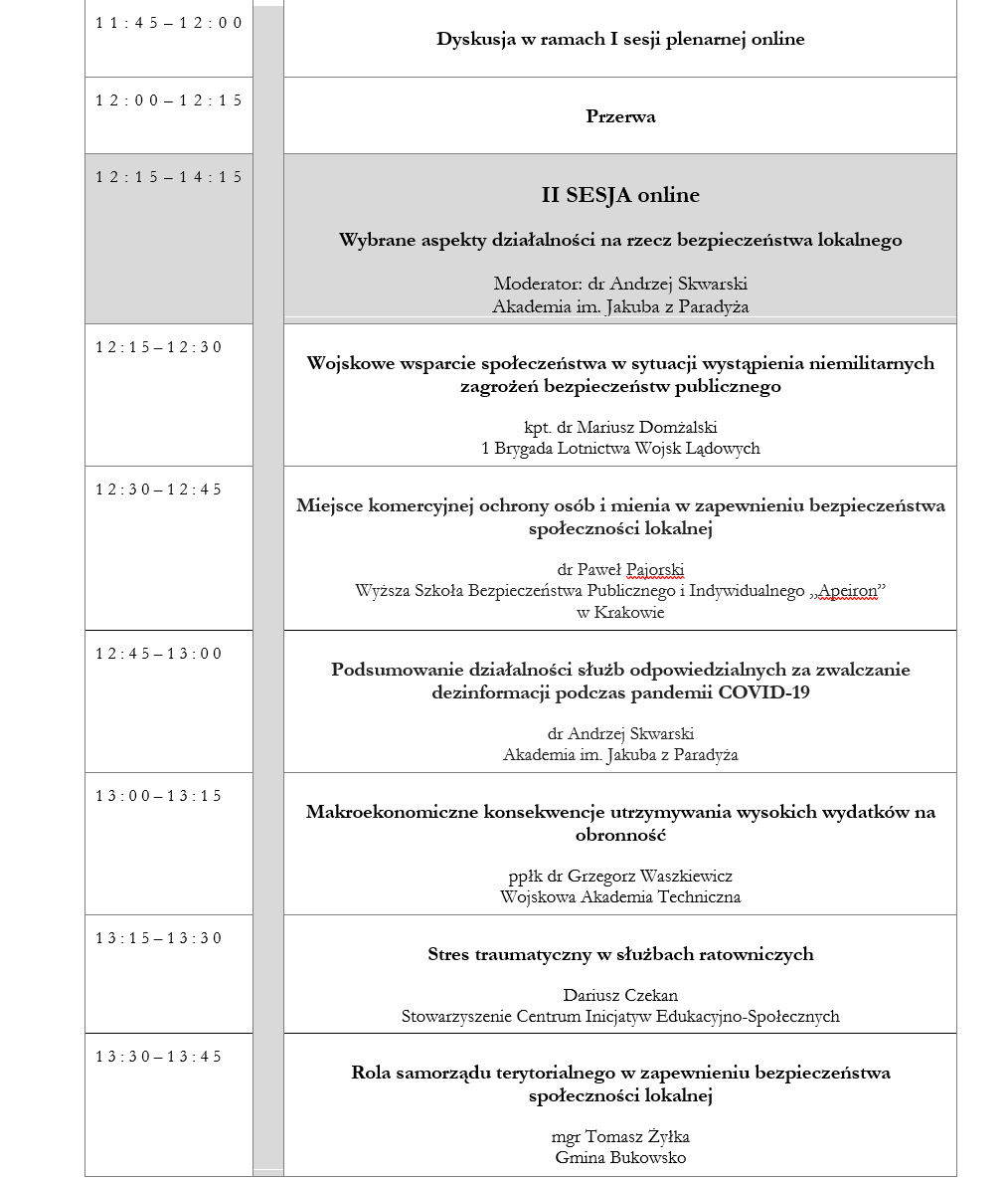 Program konferencji strona 6