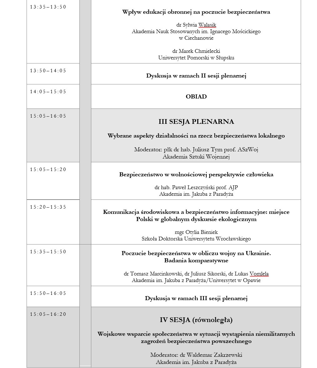 Program konferencji strona 3